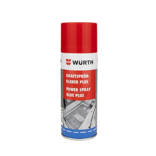 Würth Spray adhesivo Fuerza Plus 4 x 400 ml spray adhesivo extrafuerte