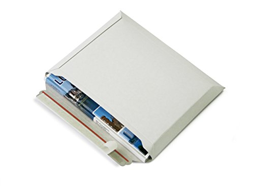 Sobres de cartón blanco completo (relleno transversal), cartón DIN A4, plano: 315 x 240 mm, 280 x 190 x 50 mm (PS.163) (100)