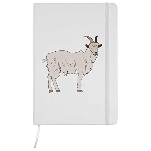 A5 'Cabra' Blanco Cuaderno de Tapa Dura (NB00013916)
