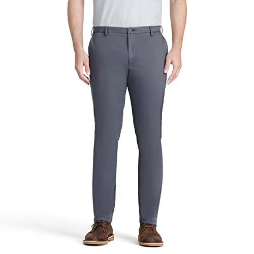 IZOD Men's Saltwater Straight Fit Stretch Flat Front Chino Pant