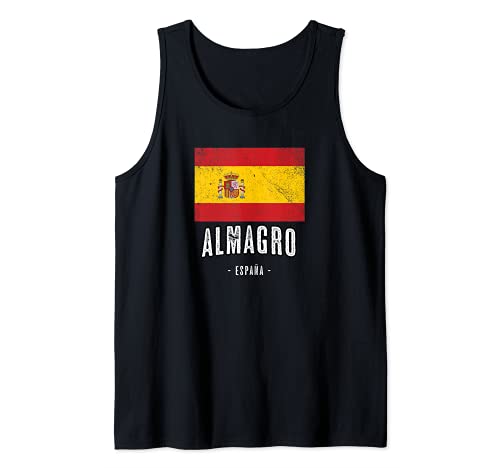 Almagro España | Souvenir - Ciudad - Bandera - Camiseta sin Mangas