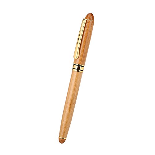 Pluma estilográfica para caligrafía artística, punta ancha con mango de bambú, punta de cincel (0,7 mm ~ 2,9 mm) 1.9mm