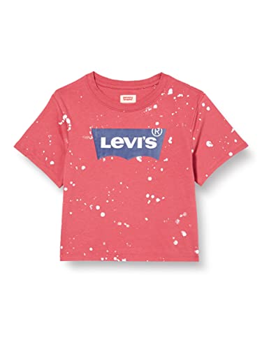 Levi's Lvg ss meet and greet tee Niñas, Rojo (Mineral Rojo), 2 años