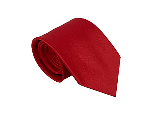 VIZENZO Corbata elegante en tono roja mate.