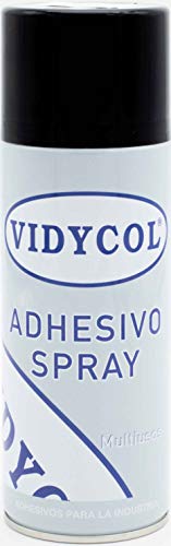 Adhesivo Spray Multiusos. Lata de 400ml. Pegamento FÁCIL y limpio de usar.