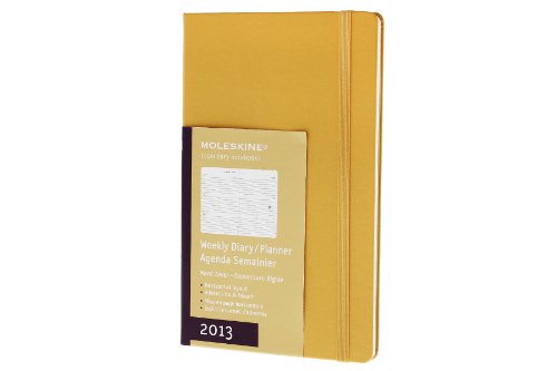 Moleskine 2013, Weekly Diary, Large, Color Amarillo Anaranjado (Moleskine Diaries)