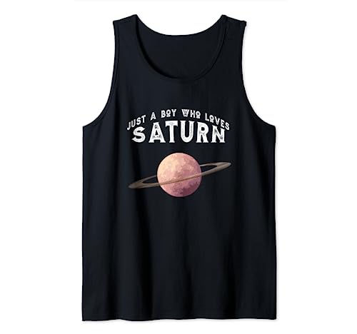 Planeta Saturno es un niño que ama a Saturno Camiseta sin Mangas