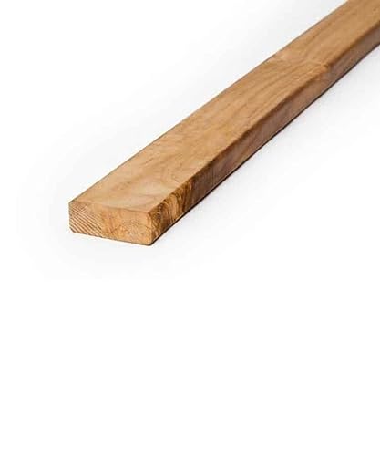 Tablones para terraza de madera de teca de BioMaderas®; anchura de 50 mm, grosor de 19 mm