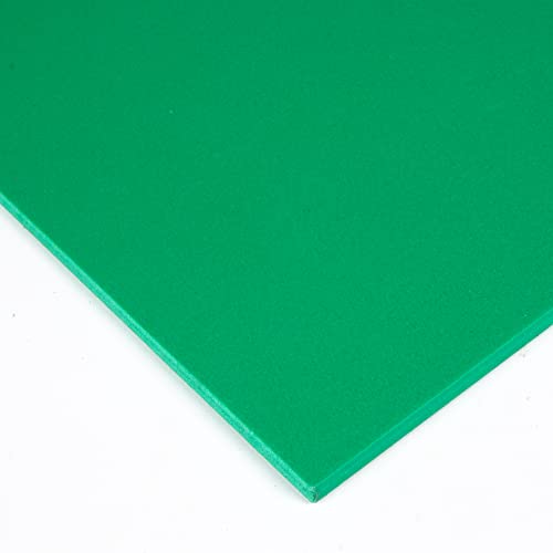 PVC Espumado Plancha Medidas 200cm x 100cm Grueso 3mm Color verde