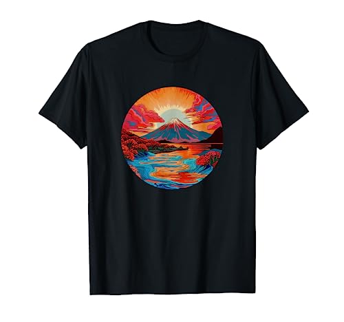 Fauvismo: Fuji-San, Fujiyama, monte Fuji fauvista Camiseta