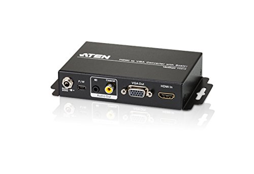 Aten Technologies - Aten Vc812 Convertidor De Video - Conversor De Vídeo (Negro, 8,3 Cm, 11 Cm, 2,8 Cm, 0-40 °C, -20-60 °C)
