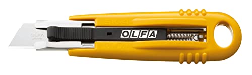 OLFA SK-4/24 - Cutter de seguridad con cuchilla trapezoidal de 17,5 mm en bolsa de plástico