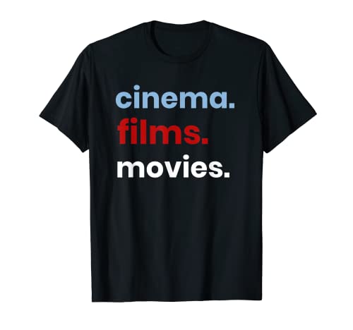 Arte Film Snob Cinephile Cine Internacional Cine Amante de las películas Camiseta