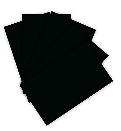 Folia 220 g/m², cartón Negro, DIN A4, 100 Hojas, como Base para numerosas Manualidades, Color (MAX Bringmann KG 6122/4/90)