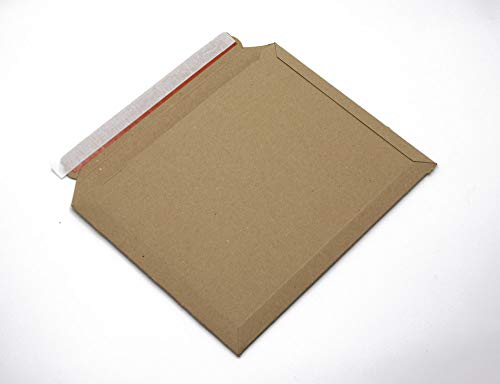 Sobres de cartón marrón (relleno transversal) cartón DIN A5 – Plano: 175 x 250 mm/desplegados 240 x 165 x 50 mm (Artículo: PS.261), color marrón