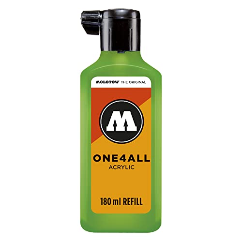 Molotow mo692222 Refill one4all, recarga para marcador permanente 180 ml, 1 pieza, cacao 77