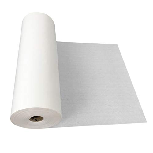 EXCEART 1 rollo de papel Sumi para caligrafía china japonesa de papel de arroz Prime Tinta Xuan Paper blanco para dibujo para el hogar, pinceles, escritura, dibujo, pintura, 2500 x 35 cm