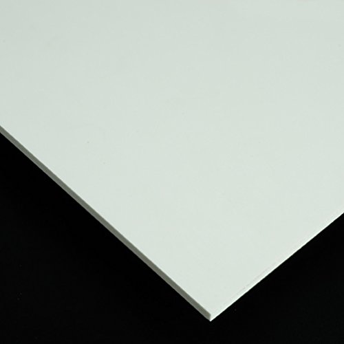 PVC Espumado Plancha Din A4 Medidas 21cm x 29,7cm Grueso 5mm Color blanco