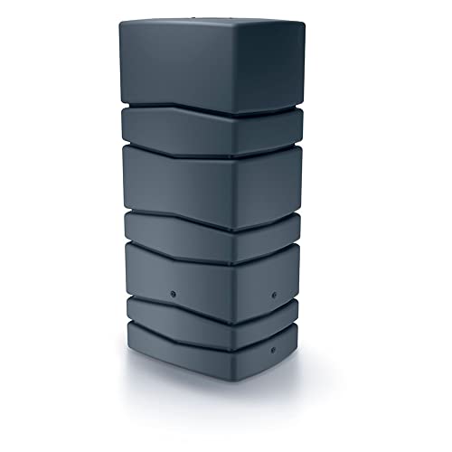 Barril de captación de agua AQUA TOWER 650L., dimensiones (mm) 775x573x1650, color Antracita