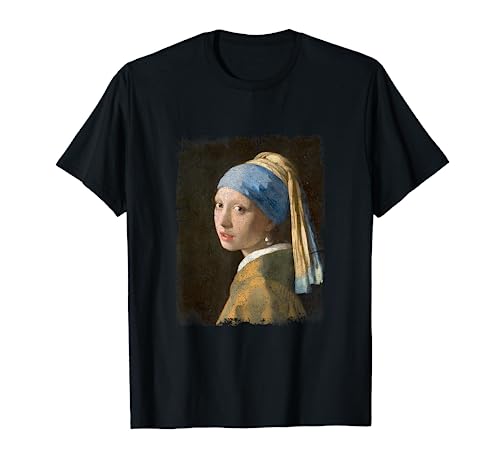 La joven de la perla de perla Pintura de Jan Vermeer Camiseta