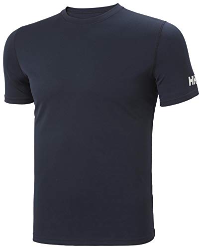 Helly Hansen HH Tech T-Shirt Camiseta Técnica, Hombre, Navy, L