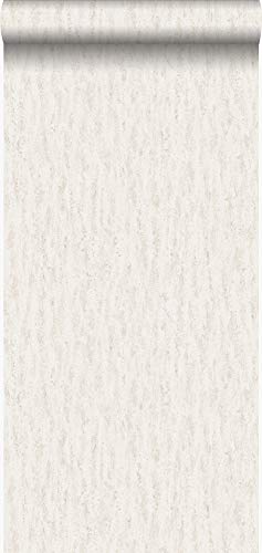 papel pintado pintura de tiza con textura eco piedra natural travertino beige claro - 347585 - de Origin - luxury wallcoverings