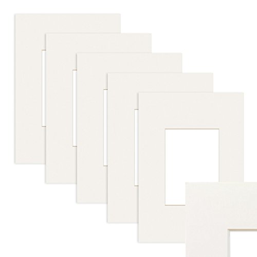 PHOTOLINI 5 paspartú blanco 21 x 30 cm/DIN A4 (13 x 18 cm)