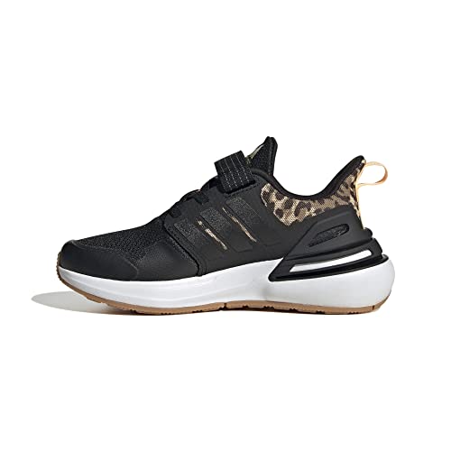 adidas RapidaSport EL K, Sneaker, Core Black/Core Black/Gold Met, 35 EU