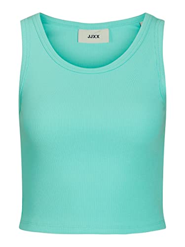 Jack & Jones Jjxx Jxfallon SL Rib-Camiseta de Tirantes Top, Azul Claro, XL para Mujer