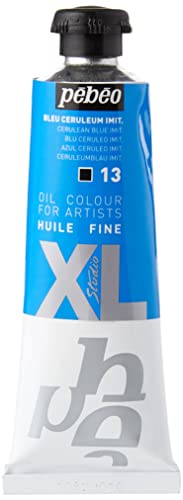 Pebeo - Óleo fino XL 37 ML - Pintura al óleo Azul - Pintura al óleo Pebeo - Azul cerúleo Imit. 37 ml