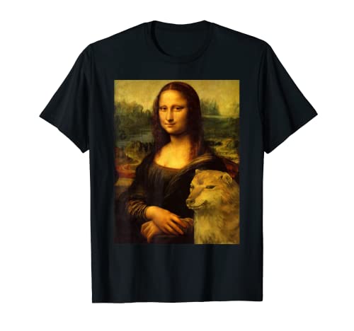 Funny ChEEMS Dog Mona Lisa - Pintura de mejillas Camiseta