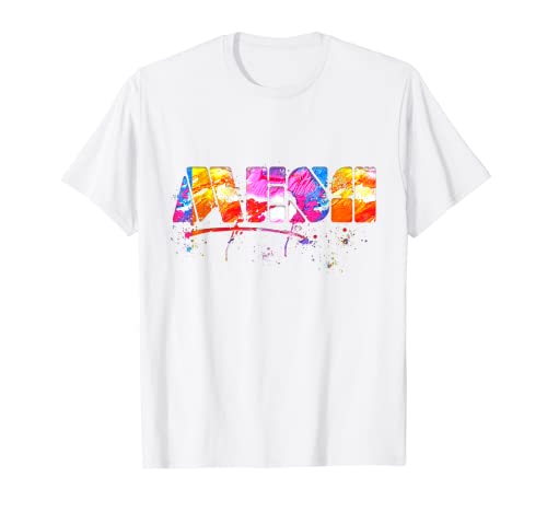 Mesa de acuarela - Letras coloridas de mesa Camiseta