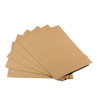 Papel de estraza, 50 hojas, DIN A4, cartón Natural Brown Natural Fuerza Card, kraft cartón 320 g calidad