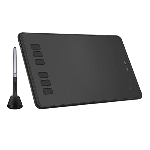 HUION Inspiroy H640P Tableta de Dibujo Gráfico, 8192 Niveles de Presión sin Batería, 6 Teclas Expresas Personalizadas, Compatible con Windows y Mac, Uso Ideal para Artistas, Diseñadores, Aficionados