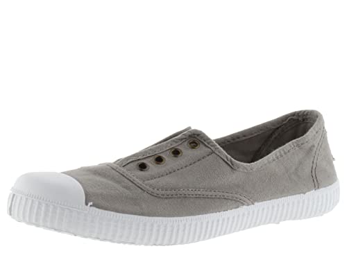 victoria Plano Inglesa 1915 Lona Tintada DREC & ELÁSTICO 106623-WOMEN para Mujer Gris 37