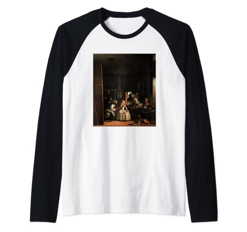 Diego Velázquez - Las Meninas Camiseta Manga Raglan