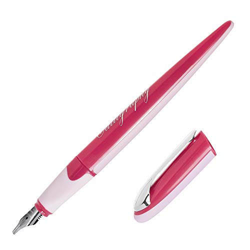 Online Schreibgeräte 10003/3D - Pluma de caligrafía, color rosa