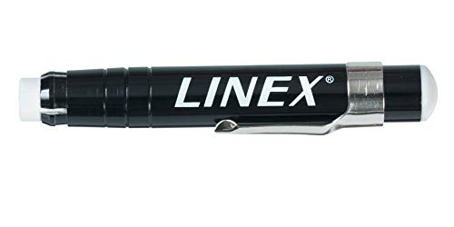 LINEX Soporte para tiza, metal, color negro