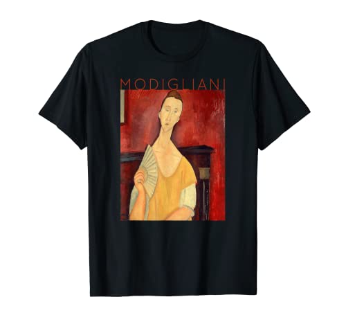 Amedeo Modigliani Mujer con Abanico para Artistas Camiseta
