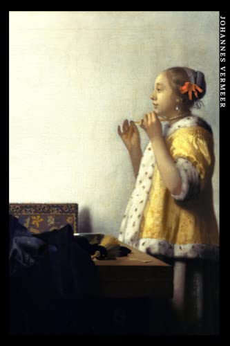 Johannes Vermeer: La Muchacha del collar de perlas. Cuaderno de notas. Design artístico y elegante.
