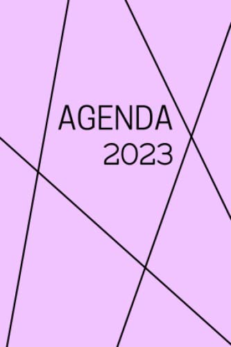 Agenda: Violet Pastel | Semainier A6 en Français | Petit Format de Poche | Hebdomadaire