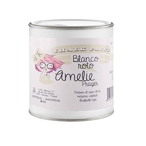 Prager Pintura a la tiza Chalk Paint Amelie 750ml (02 Blanco Roto)