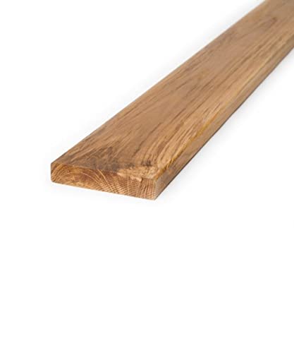 Tablones de terraza de madera de teca, de BioMaderas®; anchura 95 mm, grosor 19 mm