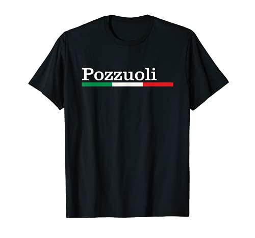 Pozzuoli Città Italiana Bandiera Italia Maglietta Camiseta
