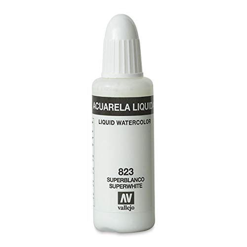 Vallejo - Acuarela líquida 32ml, color superblanco