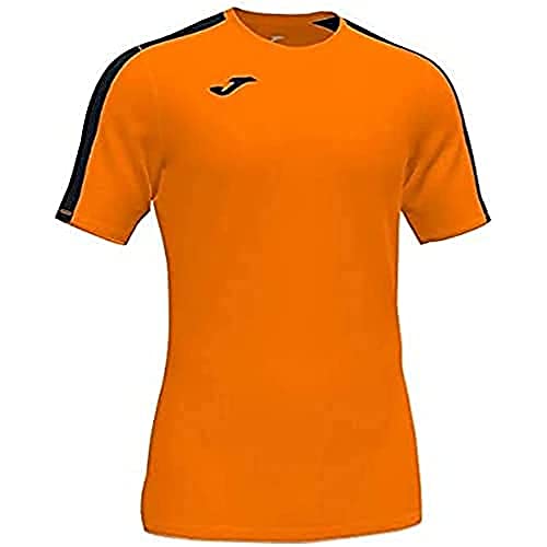 Joma Academy Camiseta Juego Manga Corta, Hombre, Naranja Negro, L