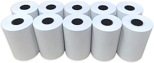 Papel Termico. Rollo Papel Termico para Datafono y Sumup 57 x 35 mm Pack 20 Rollos de Papel Datafono para Tickets y Caja Registradora. Papel TPV para todos los Datafonos