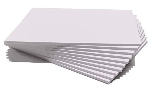 Chely Intermarket | 41C1A | Cartón pluma blanco A3 con espesor de 5mm/10 unidades/foam board rectangular para manualidades, foto o soporte (540-A3*10-0,95)