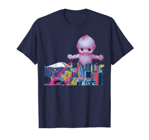 Muñeca gigante - Metro de Tokio - Pintura Pop Art - Collage Camiseta