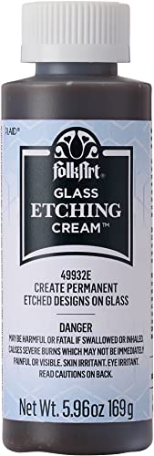 Folkart Glass Etching Cream 5.96oz-